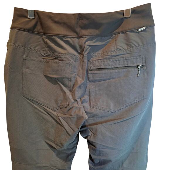REI Screeline Tech Pants Hiking Womens Sz 14 P Green Brown Stretch Jogger $85 - Picture 12 of 16